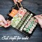 Plastic Serving Trays - Serving Platters Rectangle 9X13 Disposable Party Dish (4, Black)